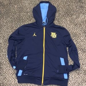 Jordan Marquette Golden Eagles Warm-Up Jacket